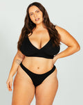 Longline Bralette - Black 5