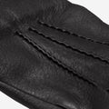 Lorenzo (black) - Italian gloves made of American deerskin leather with cashmere lining 5