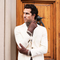 Lorenzo (brown) - Italian gloves made of American deerskin leather with cashmere lining 10
