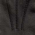 Lorenzo (black) - Italian gloves made of American deerskin leather with cashmere lining 6