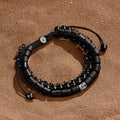 Grounded in Protection Onyx Hematite Bracelet 3