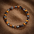 Confident Personality Enamel Tiger's Eye Bracelet 3