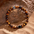 Confidence Secured Tiger’s Eye & Black Onyx Bracelet 3