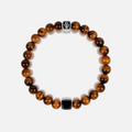 Confidence Secured Tiger’s Eye & Black Onyx Bracelet 1