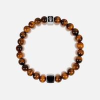 Confidence Secured Tiger’s Eye & Black Onyx Bracelet