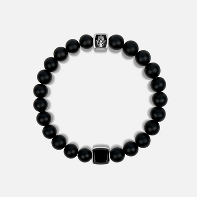 Powerful Vibrations Matte Onyx Bracelet