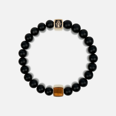 Infinite Potential Onyx Tiger's Eye Bracelet