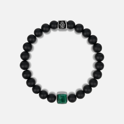 Abundant Positivity Onyx Malachite Bracelet