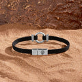 Sacred Abundance Men’s Black String Bracelet 3