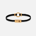 Zen Living Karma Circle Men’s Black String Bracelet 4