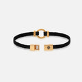 Zen Living Karma Circle Men’s Black String Bracelet 5