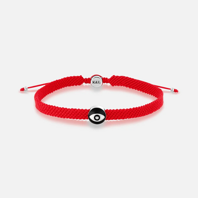 Hopeful Outlook Evil Eye Red String Bracelet