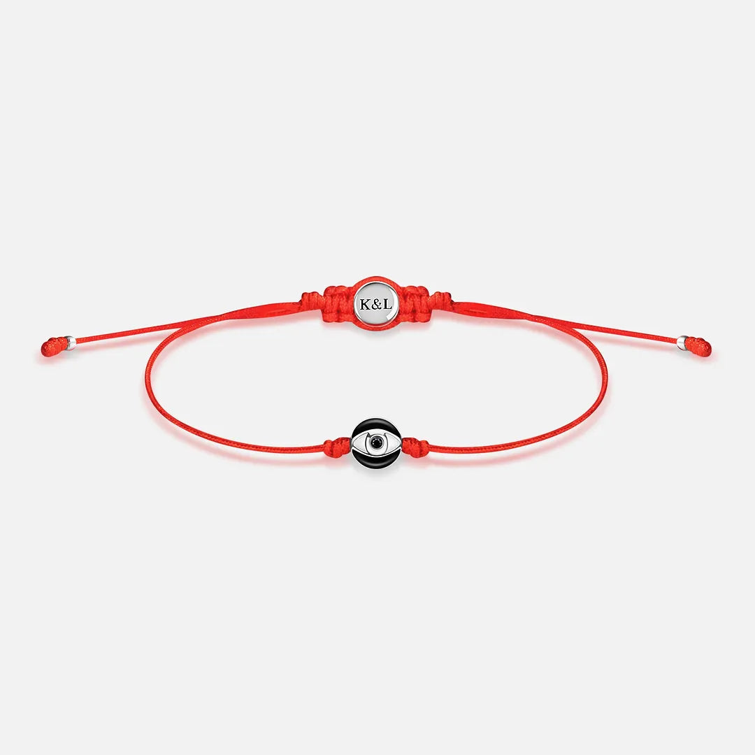 Fierce Protector - Evil Eye Red String Bracelet