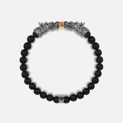 Fearless Protection Onyx Dragon Bracelet