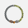 Serene Existence Jade Hematite Buddha Bracelet 1