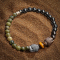 Serene Existence Jade Hematite Buddha Bracelet 4