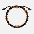 Sacred Temple Tiger's Eye Onyx Cross Bracelet 1
