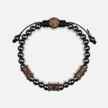 Grounding Force Hematite Macrame Bracelet 1