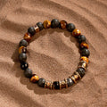 Streak of Luck Tiger's Eye Lava Bracelet 3