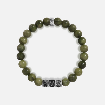 Alluring Dream Olive Jade Vegas Bracelet