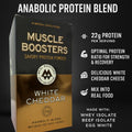 Muscle Boosters White Cheddar Box - Organic Grass-Fed Whey Protein Isolate (10 Single Serve Packs) 3