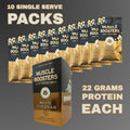 Muscle Boosters White Cheddar Box - Organic Grass-Fed Whey Protein Isolate (10 Single Serve Packs) 2