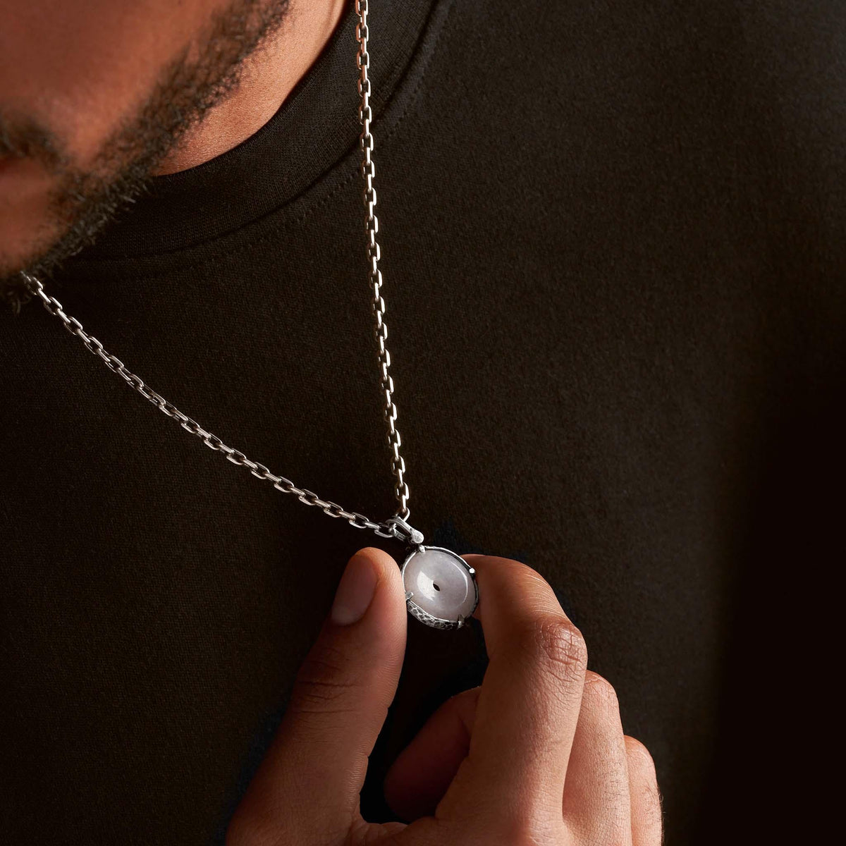Soul Connection Men's Silver Necklace