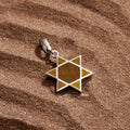 Ancestral Protector Tiger’s Eye Star of David Charm 3