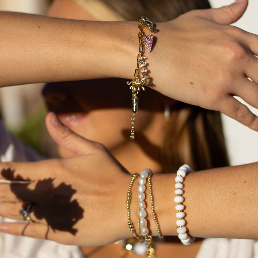 Misfit Pearl Bracelet