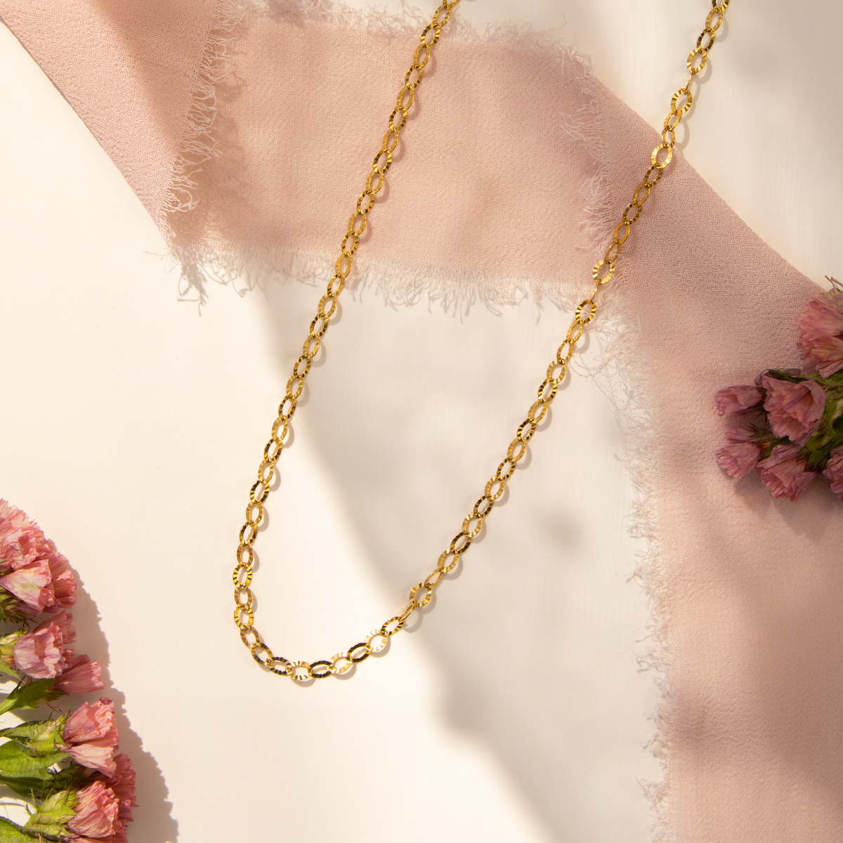 Sunburst Chain Necklace