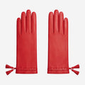MM5010 (red) - Italian lambskin tassel gloves with luxurious cashmere lining 1