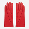 MM5020 (red/white) – Italian lambskin cashmere-lined leather gloves 2
