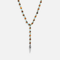 Sublime Tranquility 4 Symbol Tiger's Eye Turquoise Necklace 1