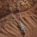 Higher Power Snakehead Mantra Pendant Necklace 3