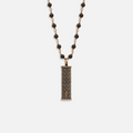 Brilliant Spirit Matte Onyx Triple Protection Necklace 4