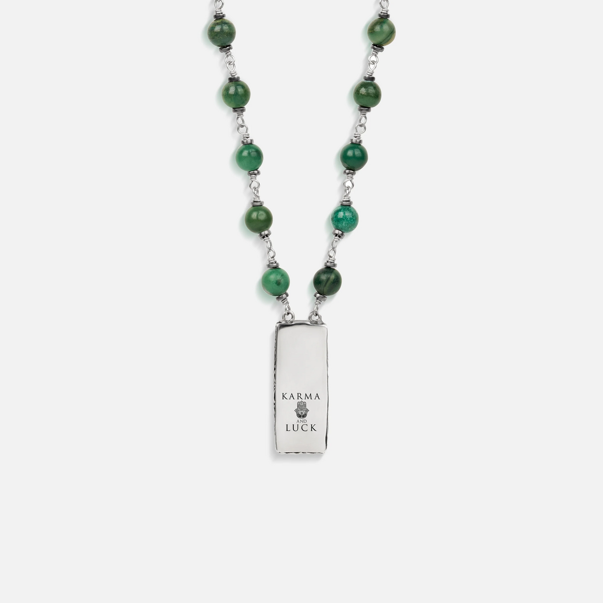 Mystical Power Jade Stone Dragon Charm Necklace