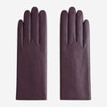 Marcella (brown) - Unlined women’s lambskin leather gloves 1
