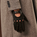 Marcello (black) – Luxurious Italian peccary driving gloves 7