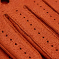 Marcello (orange) – Luxurious Italian peccary driving gloves 2