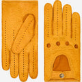 Marcello (yellow) – Luxurious Italian peccary driving gloves 1