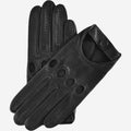 Mario (black) - Italian lambskin leather driving gloves 1