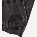 Mario (black) - Italian lambskin leather driving gloves & touchscreen feature 4