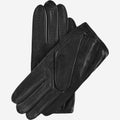 Mario (black) - Italian lambskin leather driving gloves & touchscreen feature 3