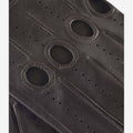 Mario (dark brown) - Italian lambskin leather driving gloves 3