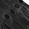 Mario (black) - Italian lambskin leather driving gloves 5