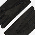 Matteo (black) - Italian gloves made of American deerskin leather with cashmere lining 6