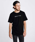 Goal Five Men's Black Cotton T-Shirt 2