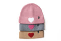 Terry Heart Patch Beanie 4