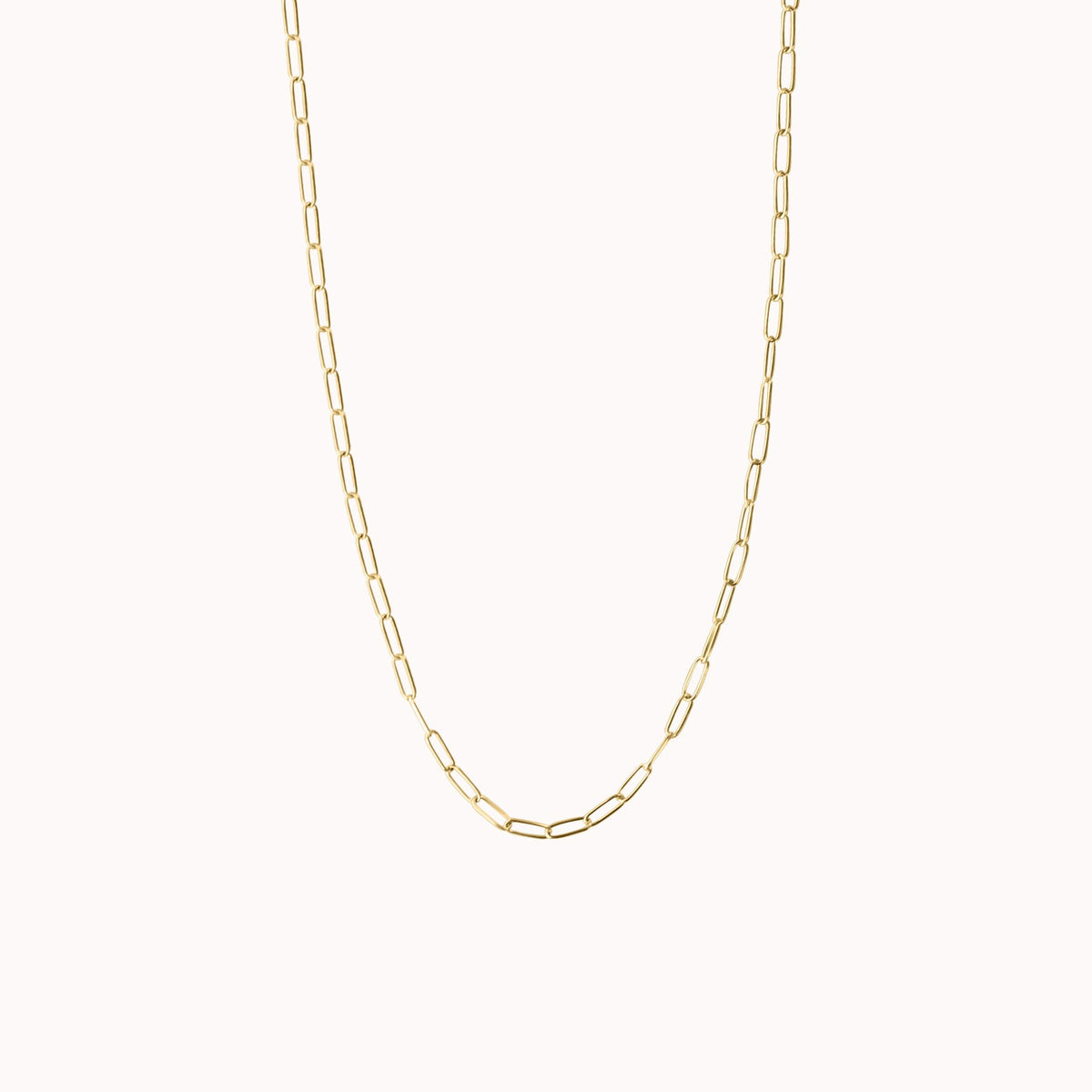 Modern Paperclip Chain Necklace