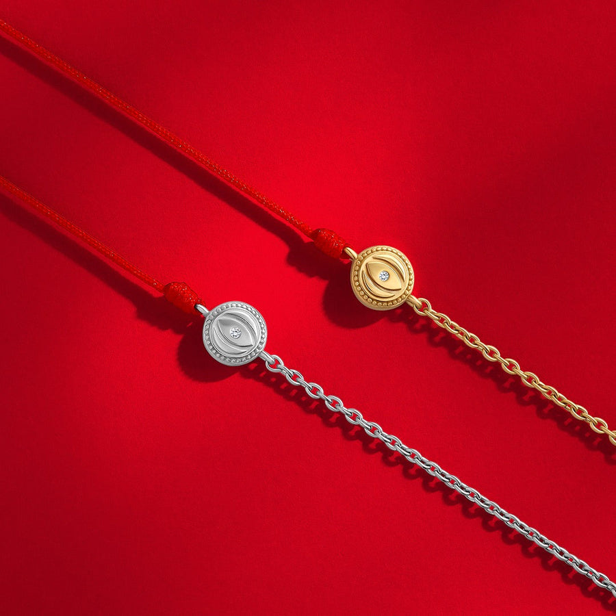 Radiant Safeguard Red Evil Eye Bracelet